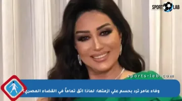 وفاء عامر ترد بحسم على أزمتها: لماذا أثق تماماً في القضاء المصري؟